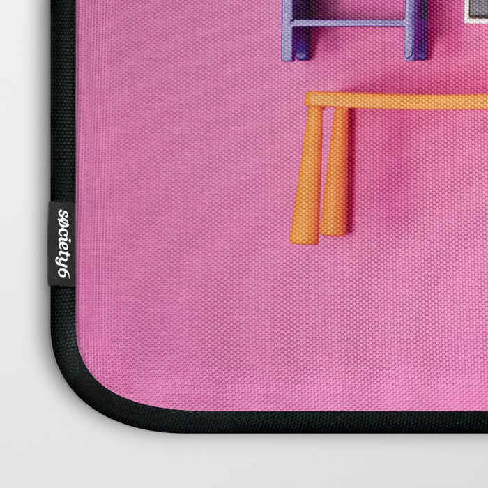 Dollhouse inventory / pink Laptop Sleeve Gallery Image 3