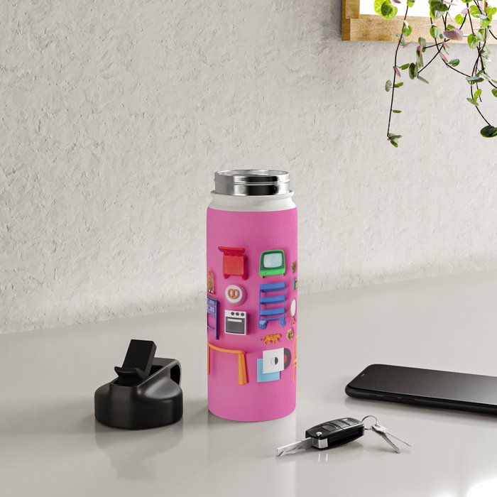 Dollhouse inventory / pink Water Bottle Gallery Image 5