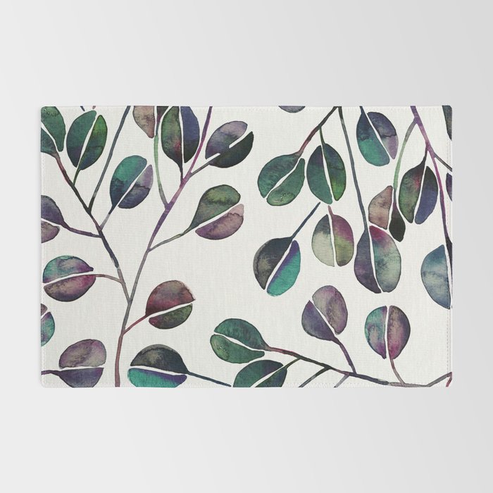 Silver Dollar Eucalyptus - Deep Cool Palette Rug Gallery Image 2
