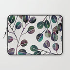 Silver Dollar Eucalyptus - Deep Cool Palette Laptop Sleeve Gallery Image 1