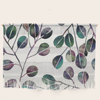 Silver Dollar Eucalyptus - Deep Cool Palette Wall Hanging Gallery Image 1