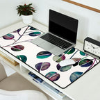 Silver Dollar Eucalyptus - Deep Cool Palette Desk Mat Gallery Image 2