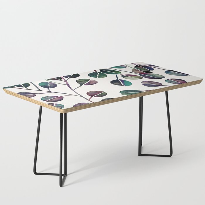 Silver Dollar Eucalyptus - Deep Cool Palette Coffee Table Gallery Image 1