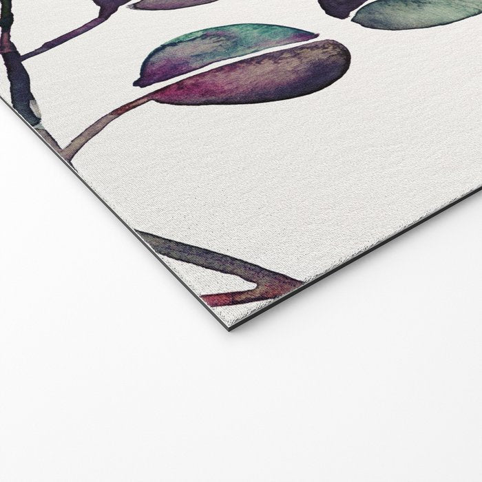 Silver Dollar Eucalyptus - Deep Cool Palette Welcome Mat Gallery Image 2