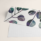 Silver Dollar Eucalyptus - Deep Cool Palette Wrapping Paper Gallery Image 2