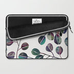 Silver Dollar Eucalyptus - Deep Cool Palette Laptop Sleeve Gallery Image 2