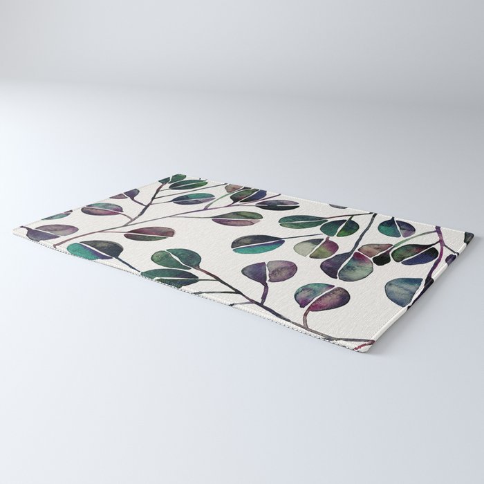 Silver Dollar Eucalyptus - Deep Cool Palette Rug Gallery Image 3