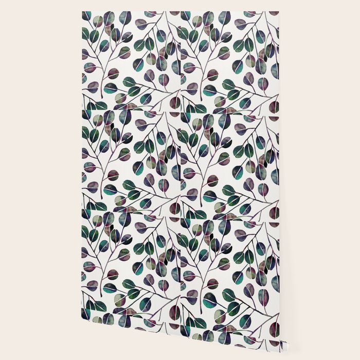 Silver Dollar Eucalyptus - Deep Cool Palette Wallpaper Gallery Image 2