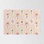 Victorian Watercolor Ice Cream in Frame Rug Gallery Image 2