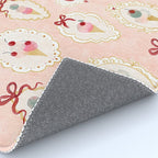Victorian Watercolor Ice Cream in Frame Rug Gallery Image 4