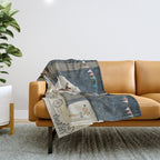 oh so happy Throw Blanket Gallery Image 1