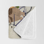 oh so happy Throw Blanket Gallery Image 3