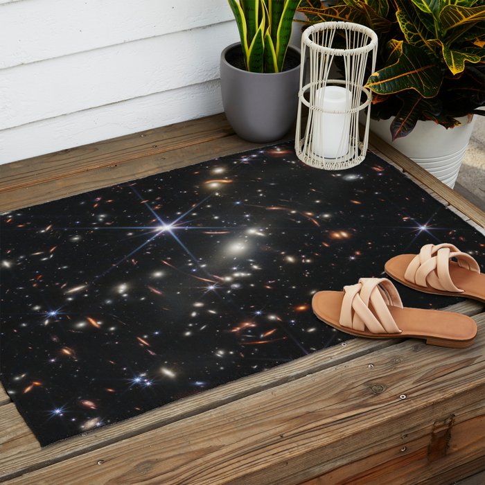 James Webb Space Telescope Deep Field Outdoor Rug Gallery Image 2