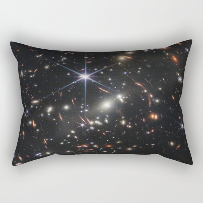James Webb Space Telescope Deep Field Rectangular Pillow Gallery Image 1