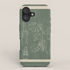 Minimal Window With Potted Plants 2 iPhone Case Gallery Image 1