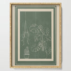 Minimal Window With Potted Plants 2 Serving Tray Gallery Image 1