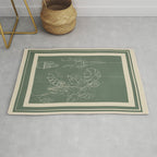 Minimal Window With Potted Plants 2 Rug Gallery Image 1