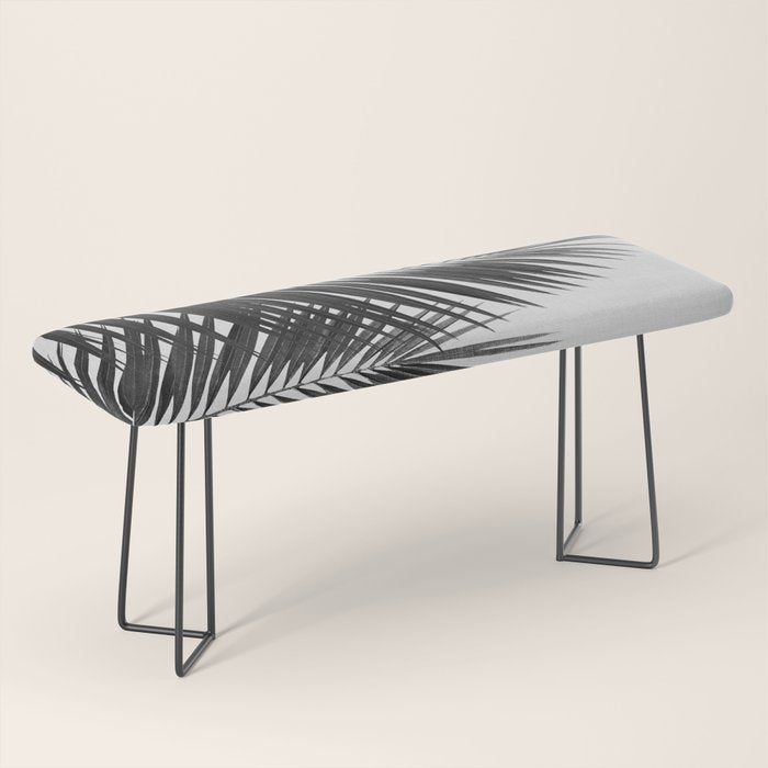 Palm Leaf Black & White II Bench Gallery Image 1