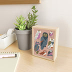 Owl Friends Mini Art Print Gallery Image 2