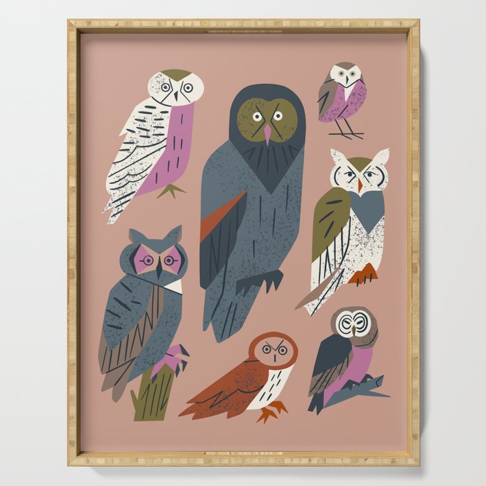 Owl Friends Serving Tray Gallery Image 1