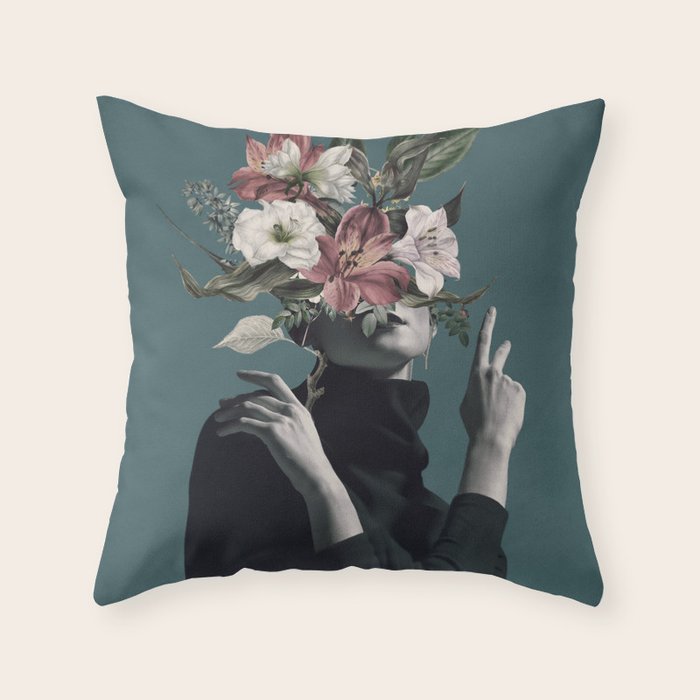 blooming 23 Throw Pillow Gallery Image 6