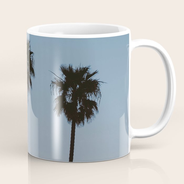 three palm trees iv / santa barbara, california Coffee Mug Gallery Image 1