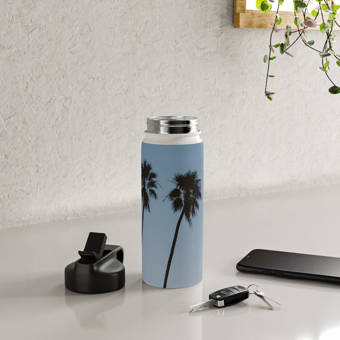 three palm trees iv / santa barbara, california Water Bottle Gallery Image 4