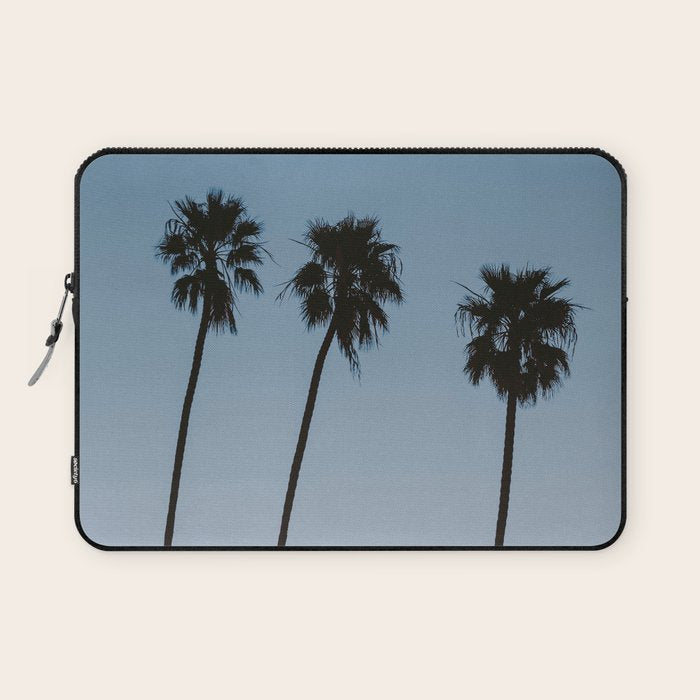 three palm trees iv / santa barbara, california Laptop Sleeve Gallery Image 1