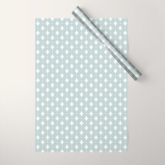 Vintage Stars IV Mint Wrapping Paper Gallery Image 1
