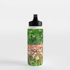 Colorful tulips field Water Bottle Gallery Image 3
