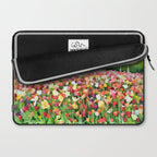 Colorful tulips field Laptop Sleeve Gallery Image 2