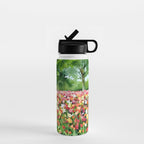 Colorful tulips field Water Bottle Gallery Image 1
