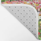 Colorful tulips field Bath Mat Gallery Image 2