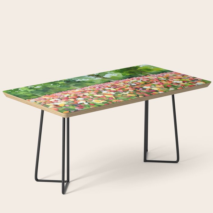 Colorful tulips field Coffee Table Gallery Image 1