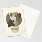 Cat and Plant 44 Stationery Card Gallery Image 2