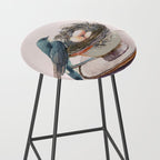 Bird nest in a teacup Stool Gallery Image 2