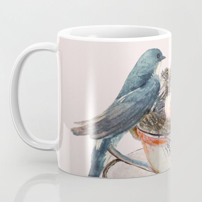 Bird nest in a teacup Coffee Mug Gallery Image 3