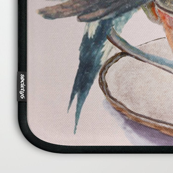Bird nest in a teacup Laptop Sleeve Gallery Image 3
