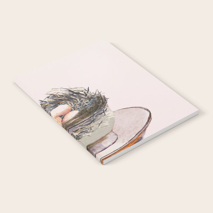 Bird nest in a teacup Notebook Gallery Image 1