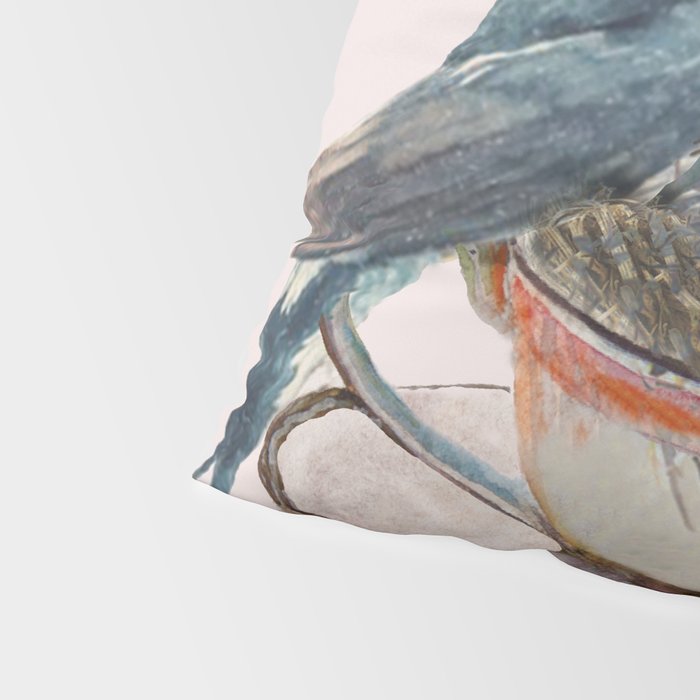 Bird nest in a teacup Pillow Sham Gallery Image 4