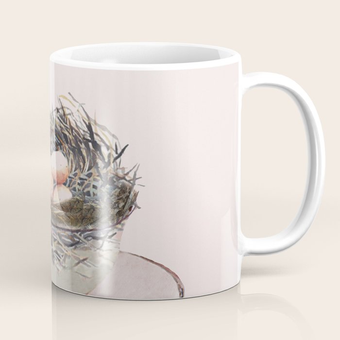 Bird nest in a teacup Coffee Mug Gallery Image 1