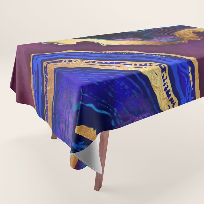 Agate Abstract Tablecloth Gallery Image 1