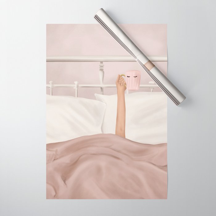 Coffee Cup Wrapping Paper Gallery Image 1