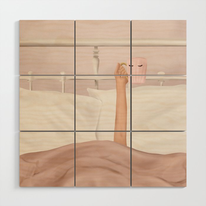 Coffee Cup Wood Wall Art Gallery Image 1