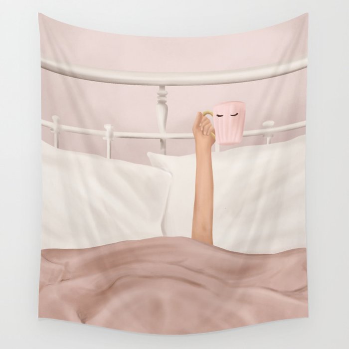 Coffee Cup Wall Tapestry Gallery Image 1