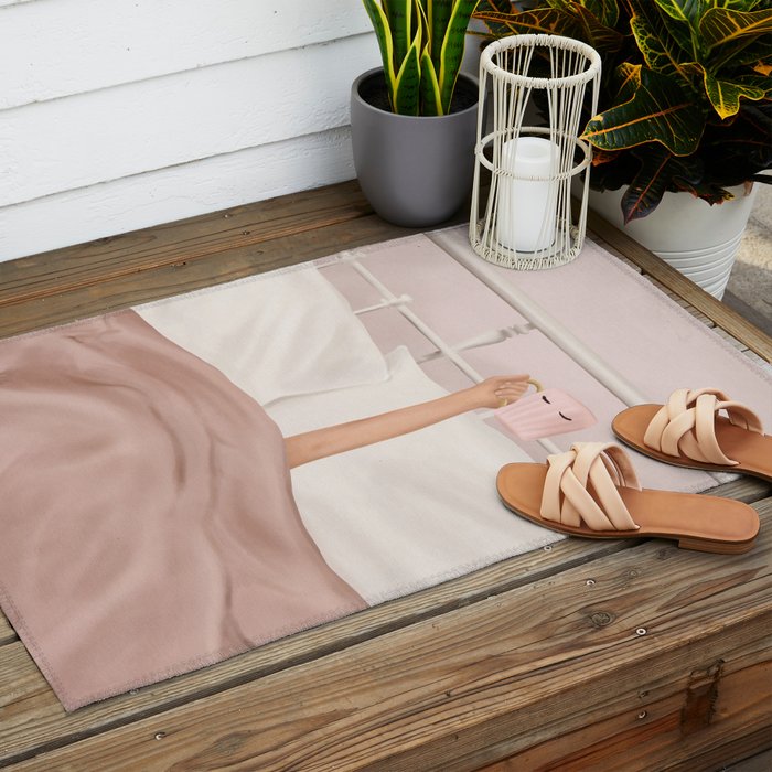 Coffee Cup Outdoor Rug Gallery Image 2