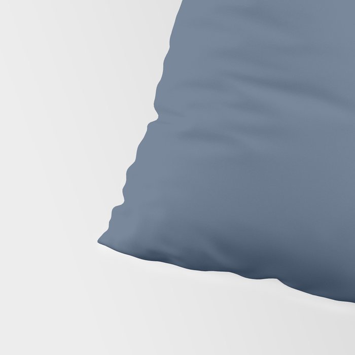 Stone Blue Solid Color Pillow Sham Gallery Image 4