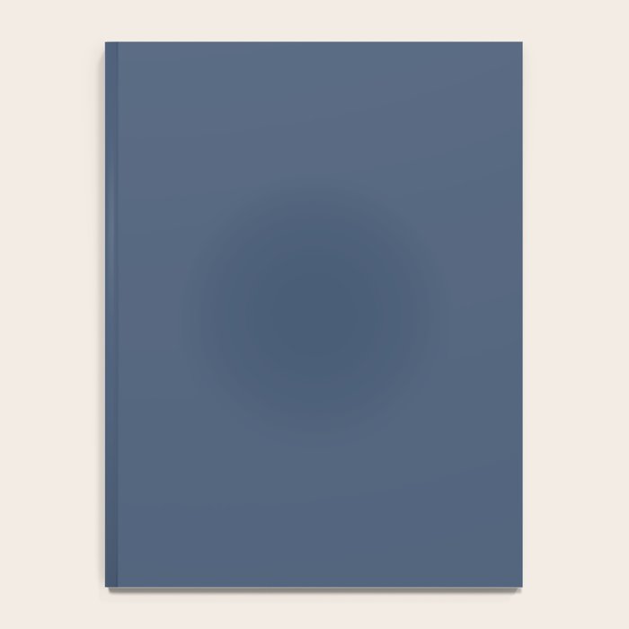 Stone Blue Solid Color Notebook Gallery Image 4