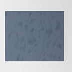 Stone Blue Solid Color Throw Blanket Gallery Image 2