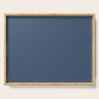 Stone Blue Solid Color Serving Tray Gallery Image 1